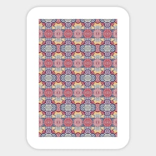 Colorful Celtic Rings Pattern Sticker